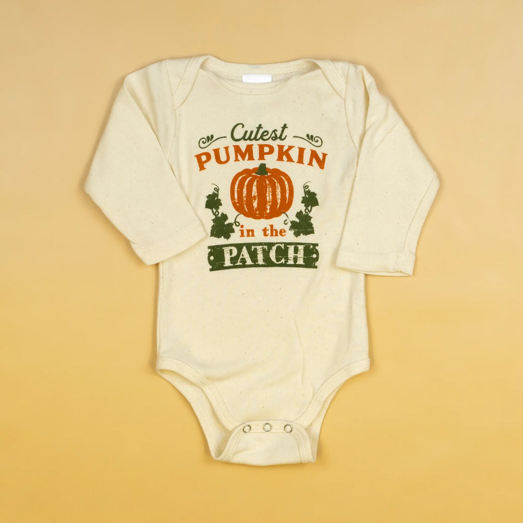 Cutest Pumpkin in the Patch, Baby Bodysuit at Gracie Lou | A Boutique For Littles