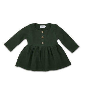 Long Sleeve Dress - Emerald
