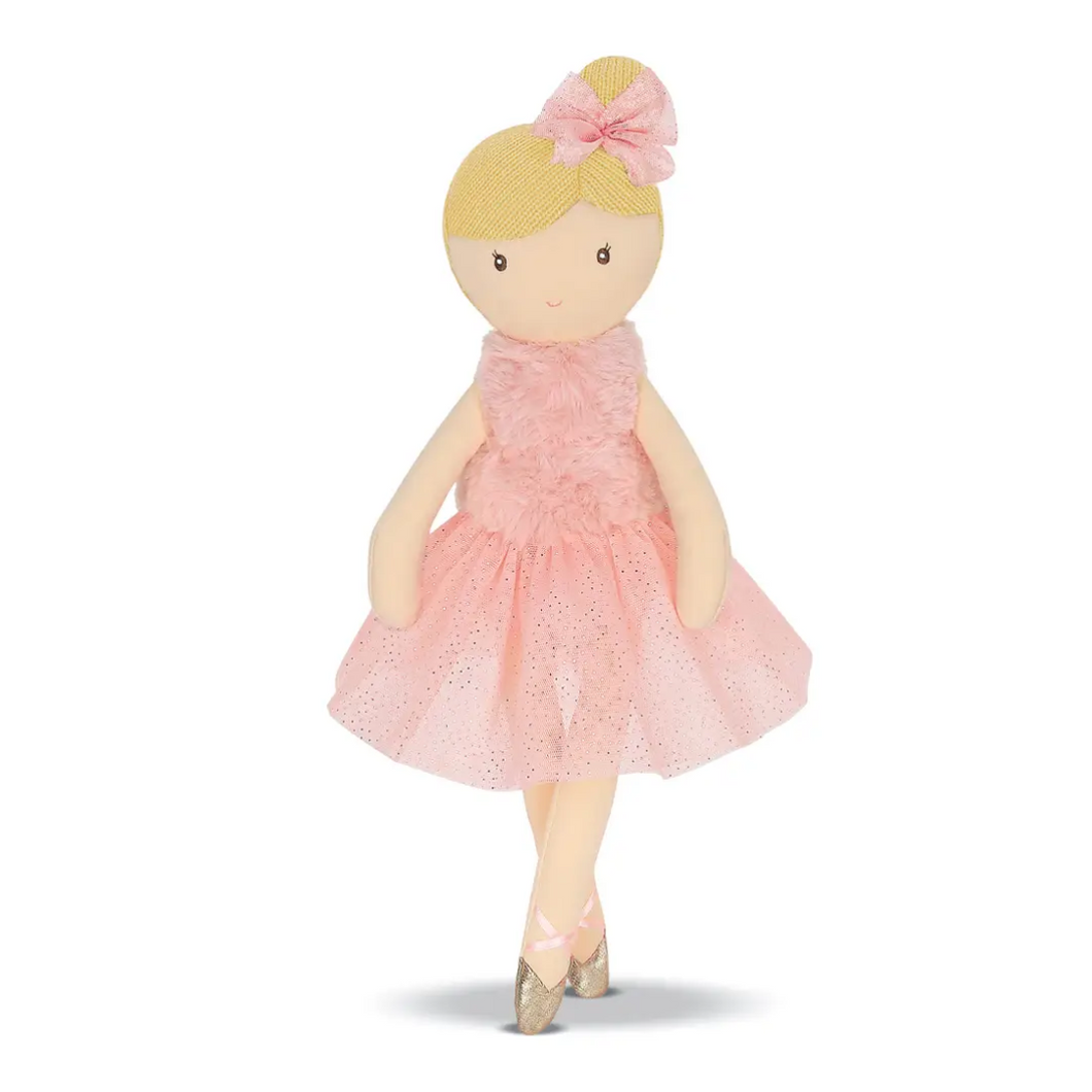 Ballerina stuffed toy doll with blonde hair at Gracie Lou | A Boutique For Littles