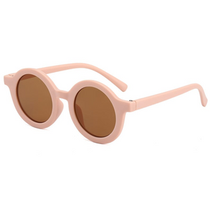 Sunglasses - Round - Soft Pink