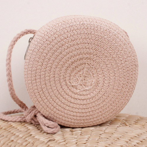 Crossbody - Round - Blush Pink