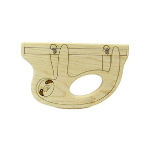 Sloth Wood Toy Teether