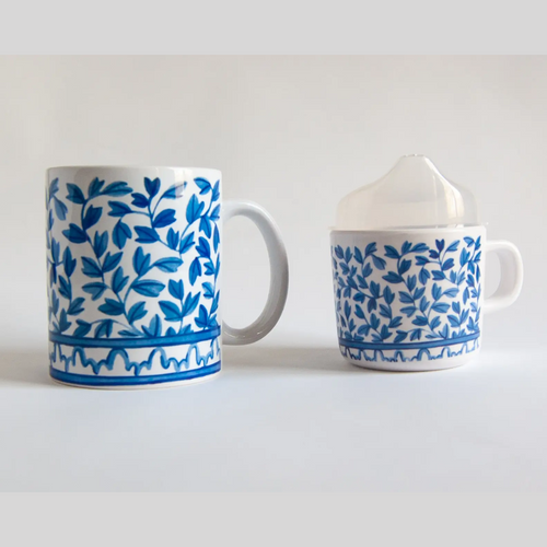 Cup Set - Mini and Me - Blue Vine