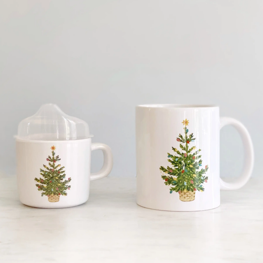 Cup Set - Mini and Me - Christmas Tree