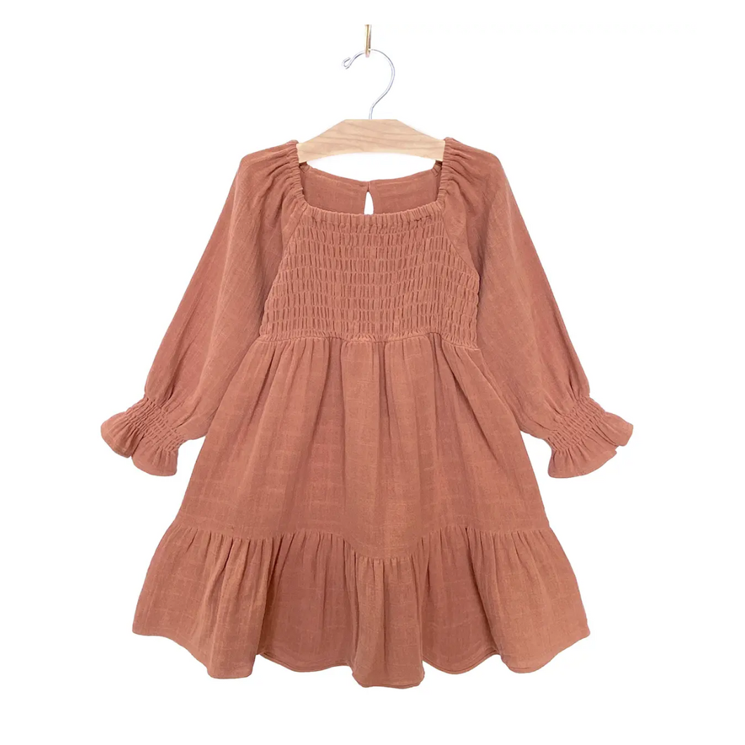 Muslin Smocked Dress