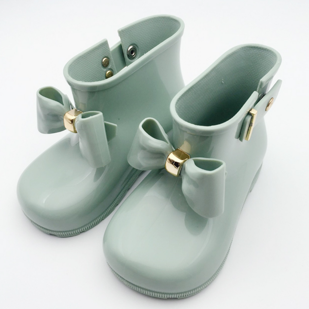 Rain Boots - Green/Blue