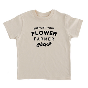 Short Sleeve T Shirt - Support Your Flower Farmer