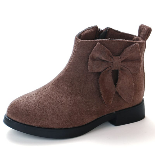 Suede Bootie - Brown