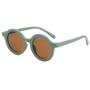 Sunglasses - Round - Green